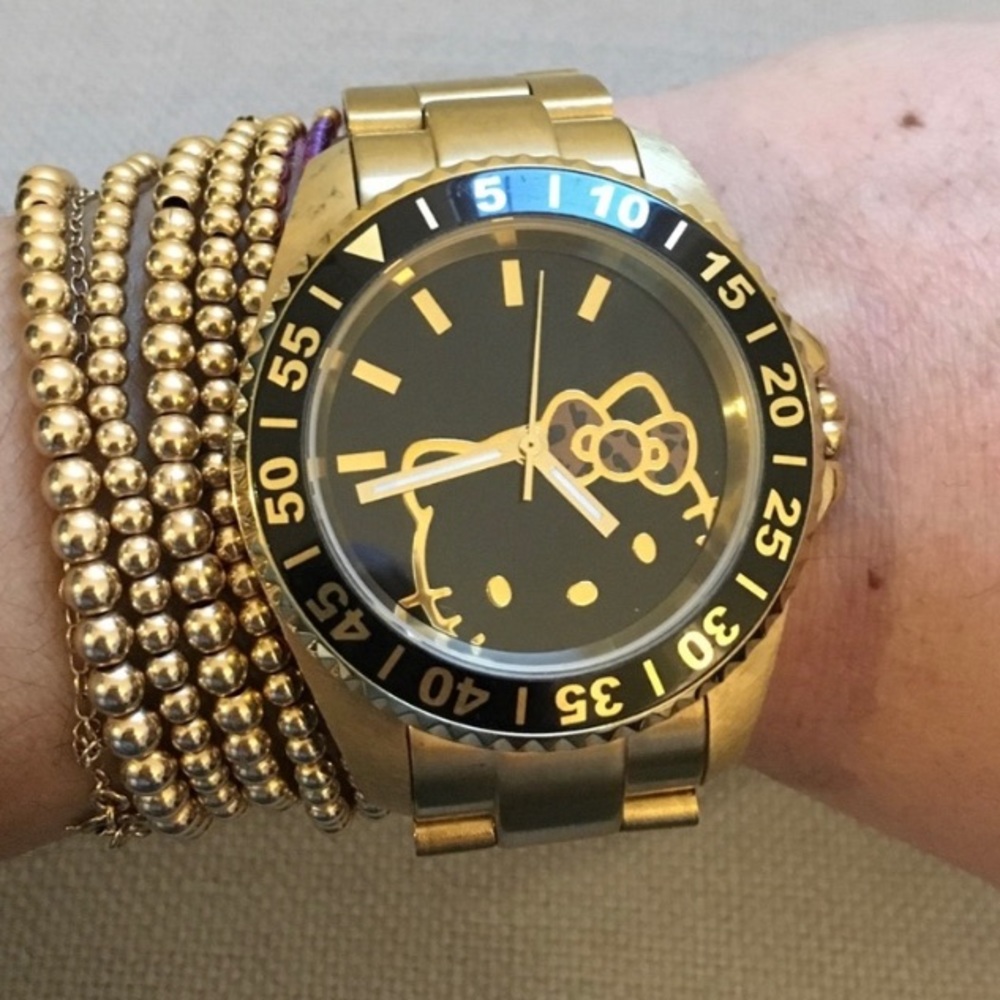 ISO (In Search Of) Hello Kitty Sanrio Gold Watch